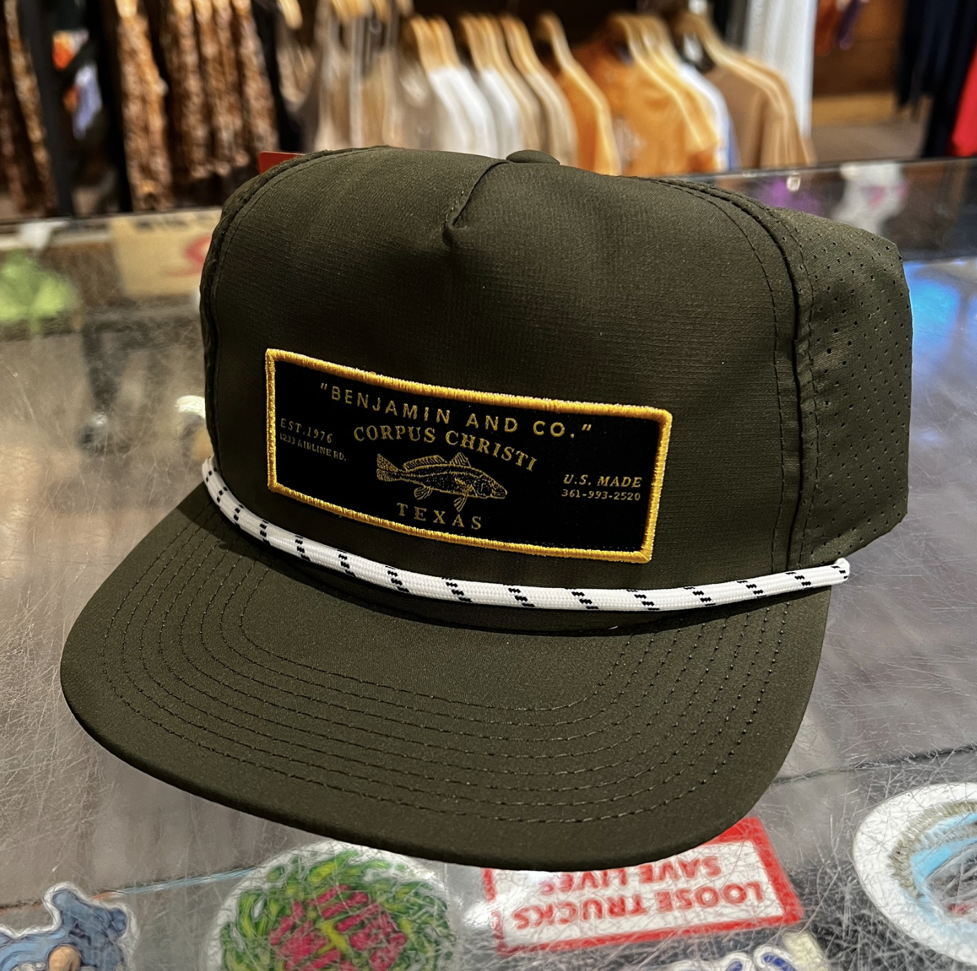 m*u様 DESCENDANT ANGLER COTTON TWILL FISH dfcc321a0deb3d8edf1885eebba8f6